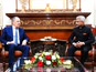  שר החוץ ההודי, ס. ג'יישנקר ומקבילו הרוסי סרגיי לברוב [צילום: הטוויטר של שר החוץ ההודי, ס. ג'יישנקר/AP]