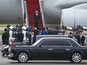  פוטין מגיע לנמל התעופה הבינלאומי שיאמן גאוצ'י כדי להשתתף בפסגת ה-BRICS [צילום: וו הונג/AP]